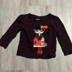 4/$30 GAP Kids Black Long Sleeve Shirt 18M